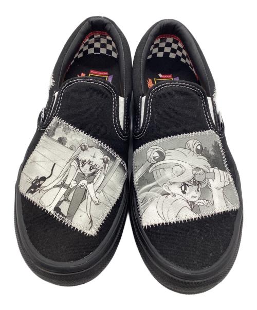 VANS（バンズ）VANS (バンズ) セーラームーン (セーラームーン) スリッポン ブラック サイズ:SIZE 28cmの古着・服飾アイテム