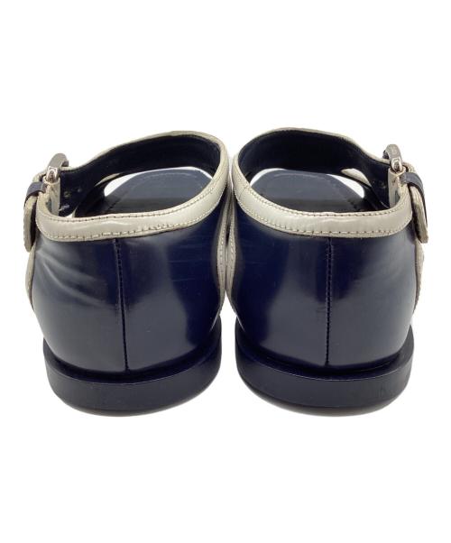 PRADA（プラダ）PRADA (プラダ) サンダル ネイビー サイズ:SIZE 37.5の古着・服飾アイテム