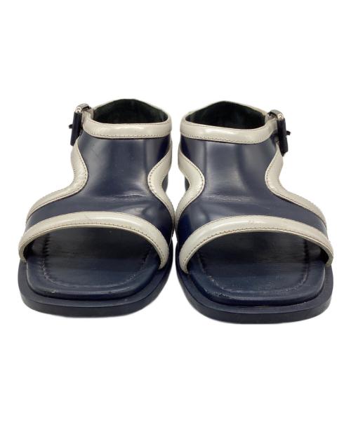 PRADA（プラダ）PRADA (プラダ) サンダル ネイビー サイズ:SIZE 37.5の古着・服飾アイテム