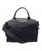 LONGCHAMPロンシャン）の古着「ル プリアージュ ネオ 2WAYバッグ」｜ブラック