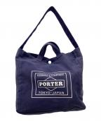 PORTERポーター）の古着「トートバッグ」｜ネイビー