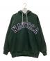 NAUTICA（ノーティカ）の古着「Arch Logo Sweat Hoodie プルオーバーパーカー」｜グリーン