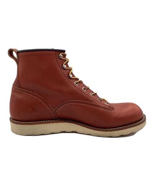 RED WING（レッドウィング）RED WING (レッドウィング) レザーブーツ ラインマン ブラウン サイズ:SIZE 26.5cmの古着・服飾アイテム