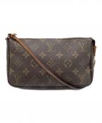 LOUIS VUITTONルイ ヴィトン）の古着「ポシェット・アクセソワール モノグラム」｜ブラウン