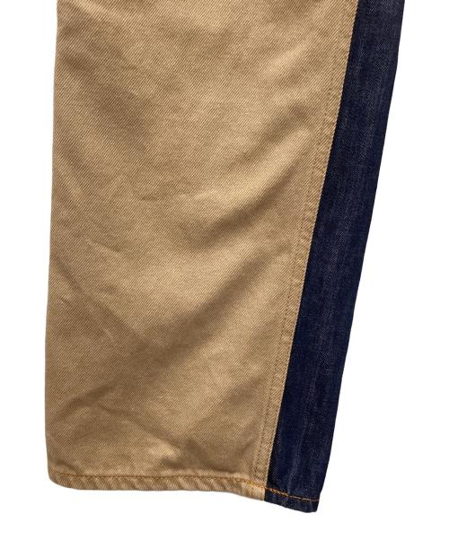 KOJIMA GENES（コジマジーンズ）KOJIMA GENES (コジマジーンズ) デニムペインターパンツ インディゴ×ベージュ サイズ:SIZE 81cm (W32)の古着・服飾アイテム