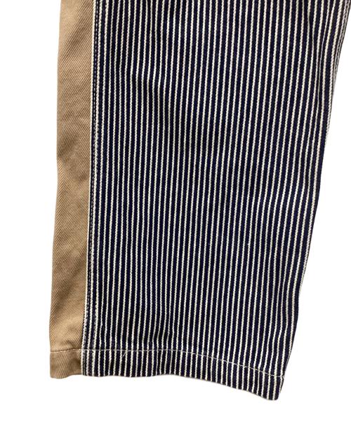 KOJIMA GENES（コジマジーンズ）KOJIMA GENES (コジマジーンズ) ペインターパンツ ストライプ ベージュ サイズ:SIZE 81cm (W32)の古着・服飾アイテム