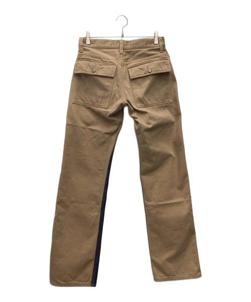 KOJIMA GENES（コジマジーンズ）KOJIMA GENES (コジマジーンズ) デニムペインターパンツ インディゴ×ベージュ サイズ:SIZE 81cm (W32)の古着・服飾アイテム