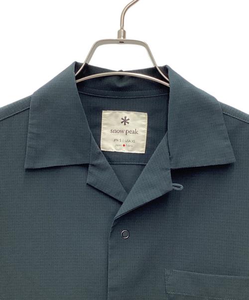 Snow peak（スノーピーク）snow peak (スノーピーク) 半袖シャツ ネイビー サイズ:SIZE Sの古着・服飾アイテム