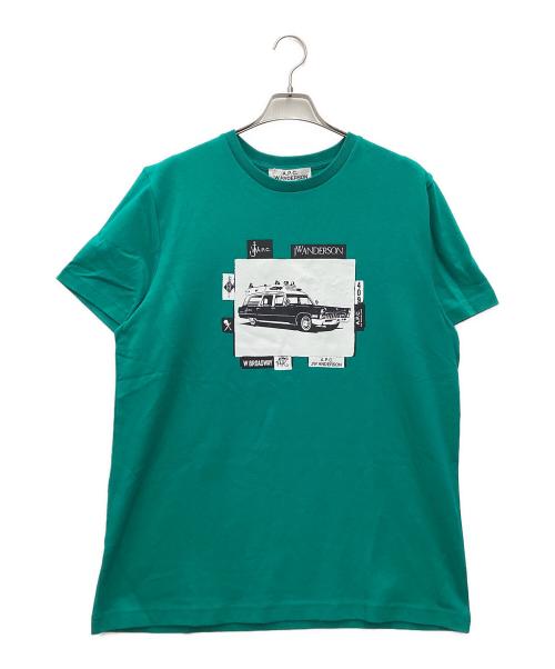A.P.C.（アーペーセー）A.P.C. (アーペーセー) プリントTシャツ グリーン サイズ:SIZE XLの古着・服飾アイテム