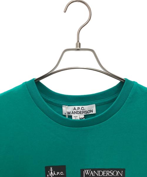 A.P.C.（アーペーセー）A.P.C. (アーペーセー) プリントTシャツ グリーン サイズ:SIZE XLの古着・服飾アイテム