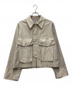 URUウル）の古着「ブルゾン」｜ベージュ