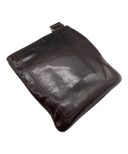 BALLY（バリー）BALLY (バリー) レザーサコッシュ ダークブラウンの古着・服飾アイテム