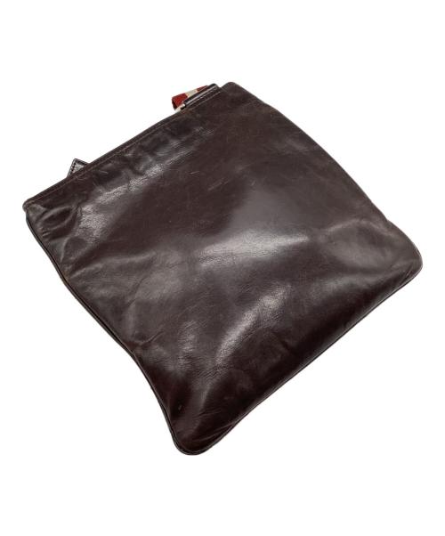 BALLY（バリー）BALLY (バリー) レザーサコッシュ ダークブラウンの古着・服飾アイテム