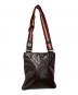BALLY (バリー) レザーサコッシュ ダークブラウン：12000円