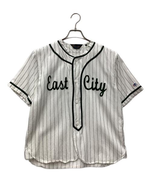 Champion（チャンピオン）Champion (チャンピオン) ゲームシャツ アイボリー サイズ:SIZE Mの古着・服飾アイテム