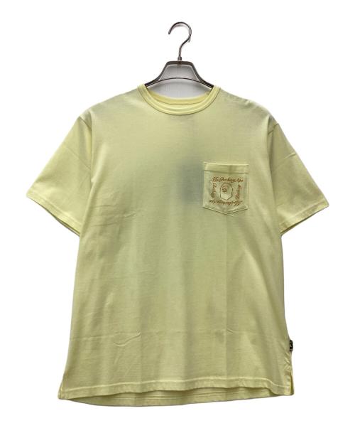 Mr.BATHING APE（ミスターベイジングエイプ）Mr.BATHING APE (ミスターベイジングエイプ) 半袖カットソー イエロー サイズ:SIZE Mの古着・服飾アイテム