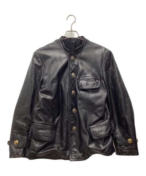 -（-）- (-) 40~50s実物ベース U-ボートジャケット ドイツ海軍 ブラック サイズ:SIZE 不明の古着・服飾アイテム