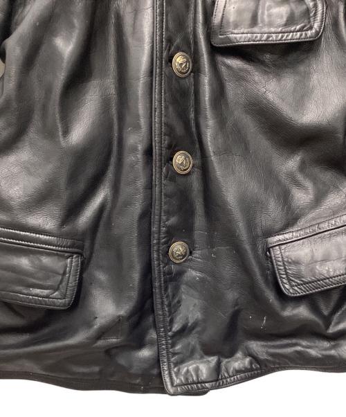 -（-）- (-) 40~50s実物ベース U-ボートジャケット ドイツ海軍 ブラック サイズ:SIZE 不明の古着・服飾アイテム