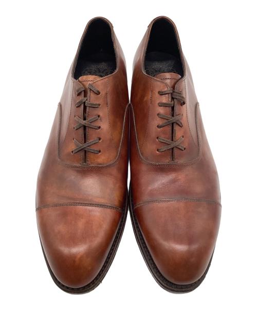 SHETLAND FOX（シェットランドフォックス）SHETLAND FOX (シェットランドフォックス) ケンジントン ストレートチップシューズ  ブラウン サイズ:SIZE 6.5の古着・服飾アイテム