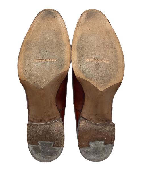 SHETLAND FOX（シェットランドフォックス）SHETLAND FOX (シェットランドフォックス) ケンジントン ストレートチップシューズ  ブラウン サイズ:SIZE 6.5の古着・服飾アイテム