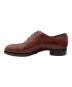 中古・古着 SHETLAND FOX (シェットランドフォックス) ケンジントン ストレートチップシューズ  ブラウン サイズ:SIZE 6.5：18000円