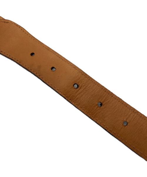 J.PRESS（ジェイプレス）J.PRESS (ジェイプレス) レザーベルト ブラウンの古着・服飾アイテム