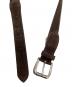 J.PRESS (ジェイプレス) レザーベルト ブラウン：7000円
