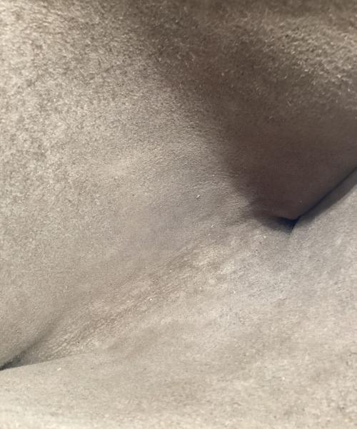 -（-）- (-) 切りっぱなしクラッチバッグ ブラウンの古着・服飾アイテム