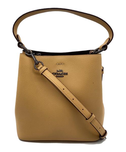 COACH（コーチ）COACH (コーチ) バケットショルダーバッグ イエローの古着・服飾アイテム