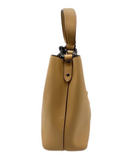 COACH（コーチ）COACH (コーチ) バケットショルダーバッグ イエローの古着・服飾アイテム