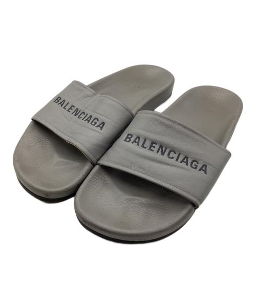 BALENCIAGA（バレンシアガ）BALENCIAGA (バレンシアガ) ビーチサンダル グレー サイズ:SIZE 25cmの古着・服飾アイテム