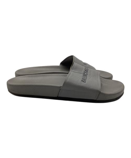 BALENCIAGA（バレンシアガ）BALENCIAGA (バレンシアガ) ビーチサンダル グレー サイズ:SIZE 25cmの古着・服飾アイテム