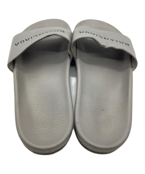BALENCIAGA（バレンシアガ）BALENCIAGA (バレンシアガ) ビーチサンダル グレー サイズ:SIZE 25cmの古着・服飾アイテム