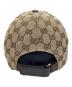 中古・古着 GUCCI (グッチ) オリジナルGGキャンバス ベースボール キャップ ブラウン：23000円