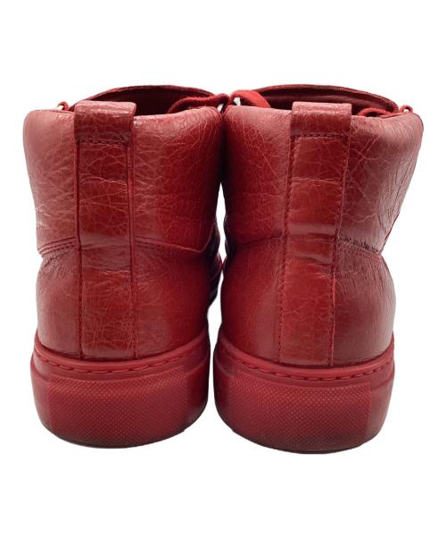 BALENCIAGA（バレンシアガ）BALENCIAGA (バレンシアガ) ミッドカットスニーカー ARENA レッド サイズ:SIZE 25cmの古着・服飾アイテム