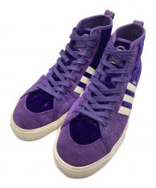 adidas×NA-KEL Smith（アディダス）の古着「ハイカットスニーカー Matchcourt High RX」｜パープル