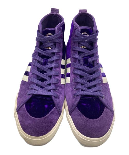 adidas（アディダス）adidas (アディダス) Na-Kel Smith ハイカットスニーカー Matchcourt High RX パープル サイズ:SIZE 26.5cmの古着・服飾アイテム