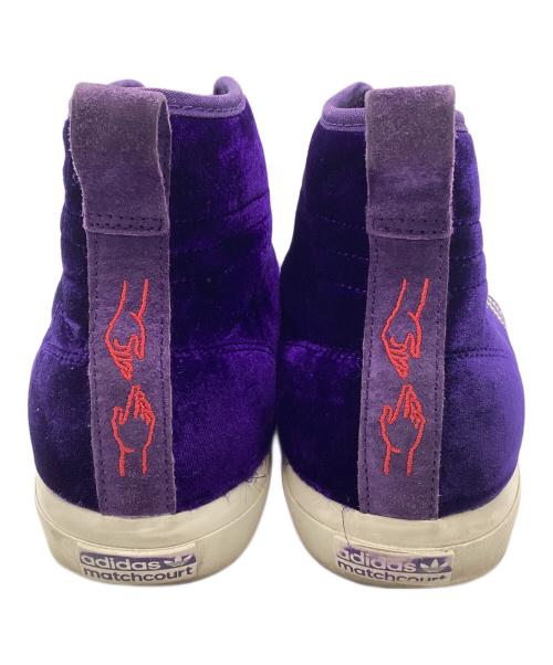 adidas（アディダス）adidas (アディダス) Na-Kel Smith ハイカットスニーカー Matchcourt High RX パープル サイズ:SIZE 26.5cmの古着・服飾アイテム