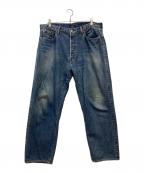A.PRESSEアプレッセ）の古着「デニムパンツ」｜ブルー