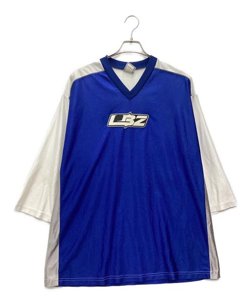 LBZ（エルビーゼット）LBZ (エルビーゼット) 90’s 7分袖Tシャツ USA製 ブルー サイズ:SIZE 不明の古着・服飾アイテム