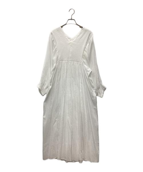 HAVA（ハーヴァ）HAVA (ハーヴァ) シャツワンピース ホワイト サイズ:SIZE Freeの古着・服飾アイテム