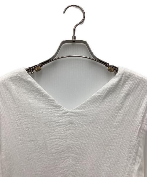 HAVA（ハーヴァ）HAVA (ハーヴァ) シャツワンピース ホワイト サイズ:SIZE Freeの古着・服飾アイテム