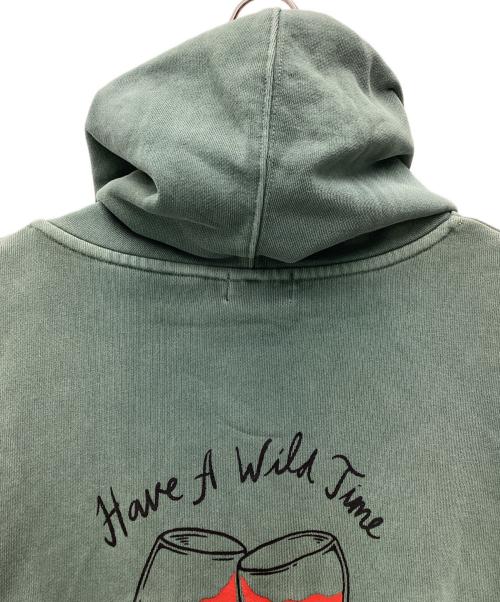 X-LARGE（エクストララージ）X-LARGE (エクストララージ) プルオーバーパーカー HAVE A WILD TIME HOODED SWEAT 20AW ライトグリーン サイズ:SIZE XLの古着・服飾アイテム
