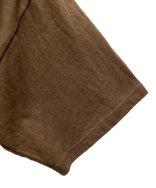 KEBOZ（ケボズ）KEBOZ (ケボズ) 半袖カットソー ブラウン サイズ:SIZE XLの古着・服飾アイテム