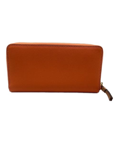 TORY BURCH（トリーバーチ）TORY BURCH (トリーバーチ) 長財布 オレンジ×ベージュの古着・服飾アイテム
