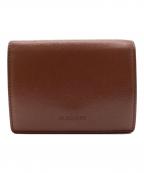 JIL SANDERジルサンダー）の古着「3つ折り財布 オリガミ」｜ブラウン