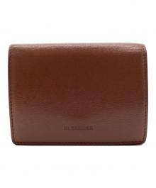 JIL SANDER（ジルサンダー）の古着「3つ折り財布 オリガミ」｜ブラウン