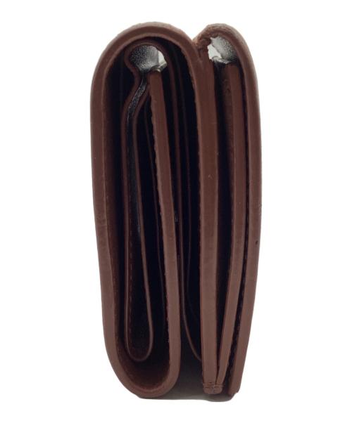 JIL SANDER（ジルサンダー）JIL SANDER (ジルサンダー) 3つ折り財布 オリガミ ブラウンの古着・服飾アイテム