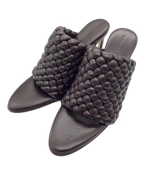 BOTTEGA VENETA（ボッテガベネタ）BOTTEGA VENETA (ボッテガベネタ) レザーサンダル ブラウン サイズ:SIZE 38の古着・服飾アイテム