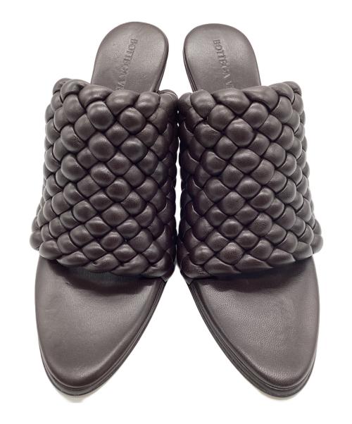 BOTTEGA VENETA（ボッテガベネタ）BOTTEGA VENETA (ボッテガベネタ) レザーサンダル ブラウン サイズ:SIZE 38の古着・服飾アイテム